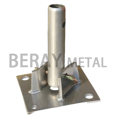 Metal Aluminum Base Plate And U Head Scaffolding